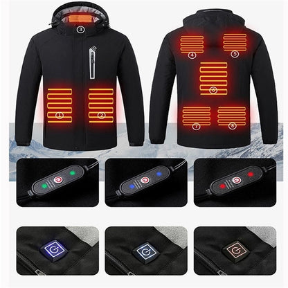 Electric Usb Heating Vest Washable Men Winter Jacket