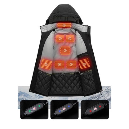Electric Usb Heating Vest Washable Men Winter Jacket