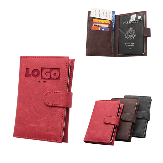Leather Passport Wallets Card Holder