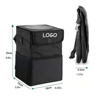 Car Trash Can With Lid