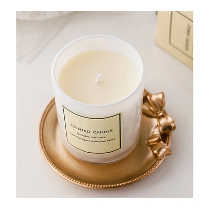 Scented Candle With Wooden Lid