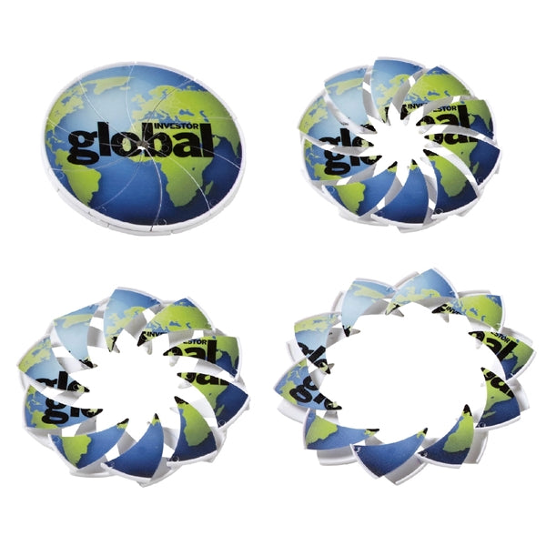 All-White Incredible Expanding Flying Disc Toy