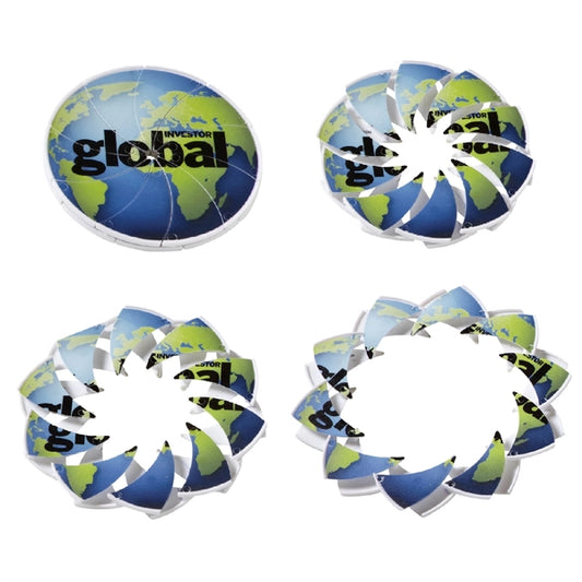 All-White Incredible Expanding Flying Disc Toy