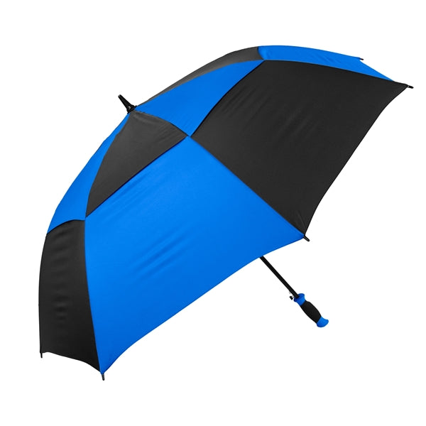The Vented Checkerboard Golf Umbrella - Auto-Open, 62" Arc
