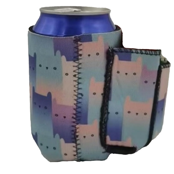 330ML Neoprene Can Cooler W/ Pocket