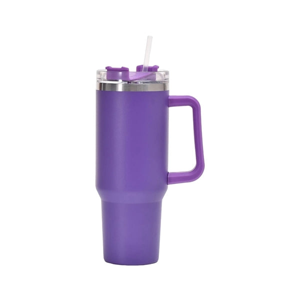 40OZ Travel Tumbler With Straw