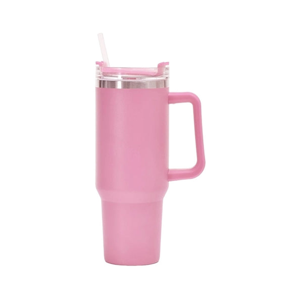 40OZ Travel Tumbler With Straw