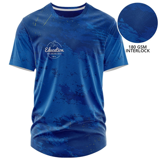 Unisex 180 GSM Poly Interlock Short Sleeve T-Shirt