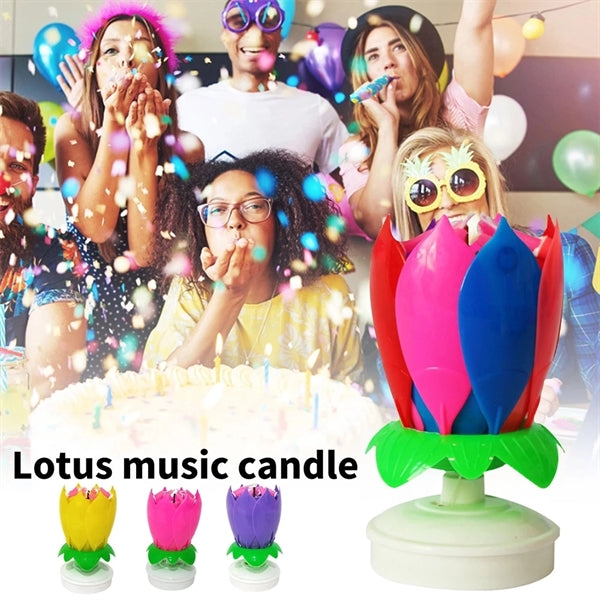 lotus flower birthday candles