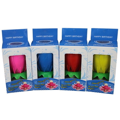 lotus flower birthday candles