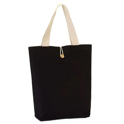 Portable Button-Up Canvas Tote