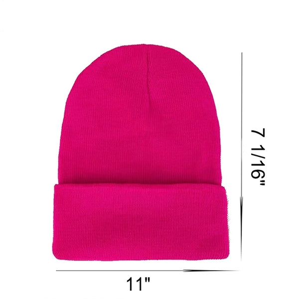 Winter Beanies Soft Warm Knitted Parent-Child Hats