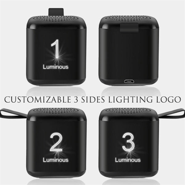 Custom Mini Wireless Speaker With Luminous Logo