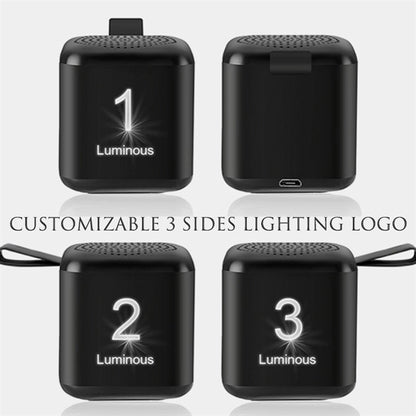 Custom Mini Wireless Speaker With Luminous Logo