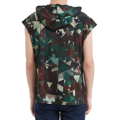 Unisex 180G Cotton Feel Jersey Knit Soft Sleeveless Hoodie