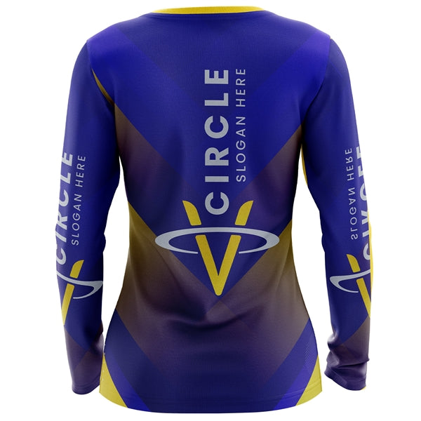 Women's 180 GSM Cotton Feel Jersey Long Sleeve T-Shirt
