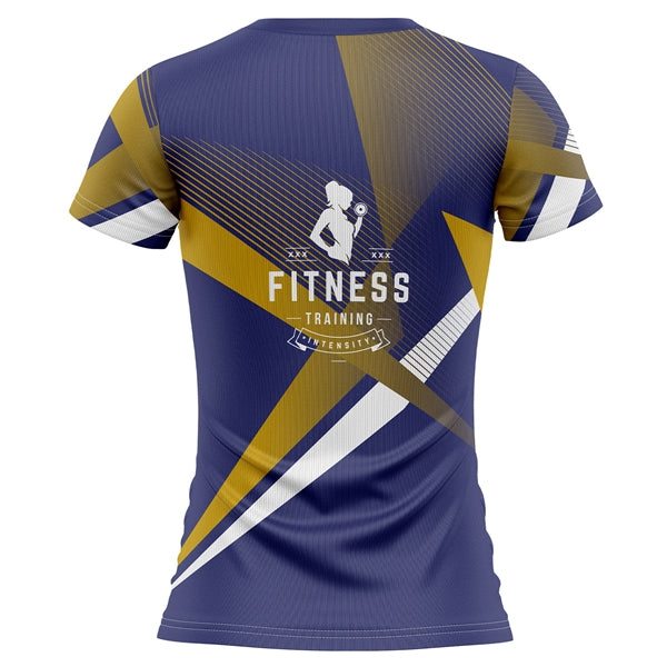 Women's 150 GSM Flashed V Fabric Short Sleeve V-Neck T-Shirt