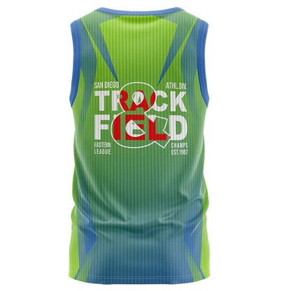 Unisex 150 GSM Flashed V Fabric Performance Sublimation Tank