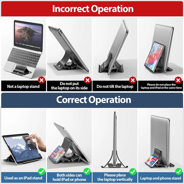 Vertical Laptop Tablet Stand
