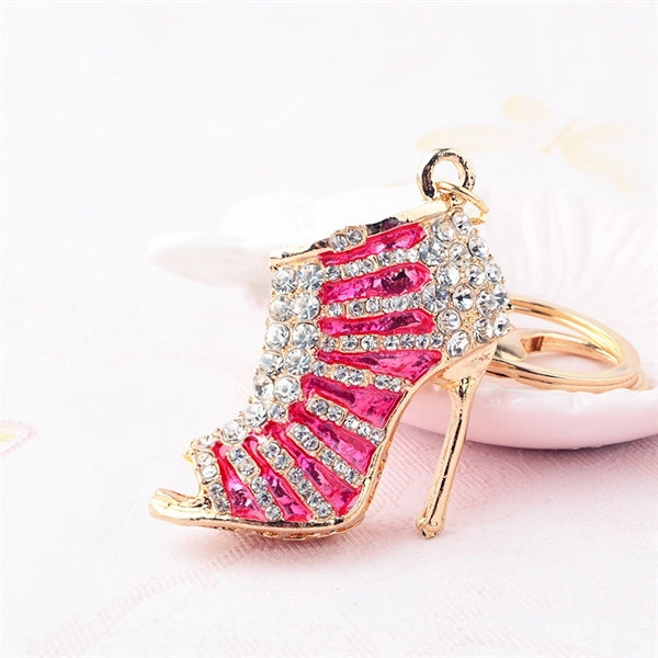 Stiletto High Heel Shoe Key Ring