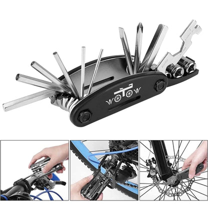 16 in 1 Bike Repair Multi-Function Tools