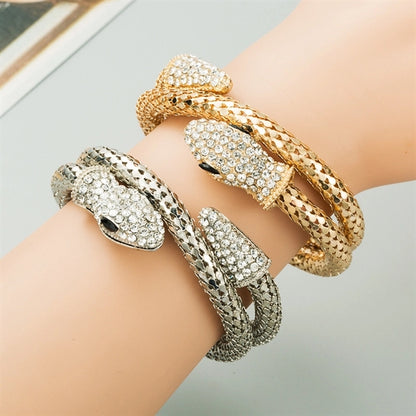 Crystal Snake Shaped Bracelet