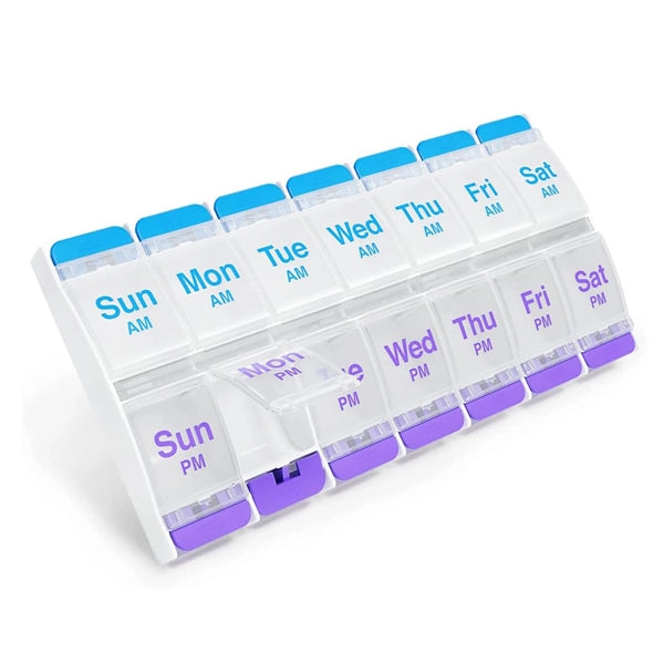 AM/PM Weekly Pill Storage Box