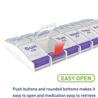 AM/PM Weekly Pill Storage Box
