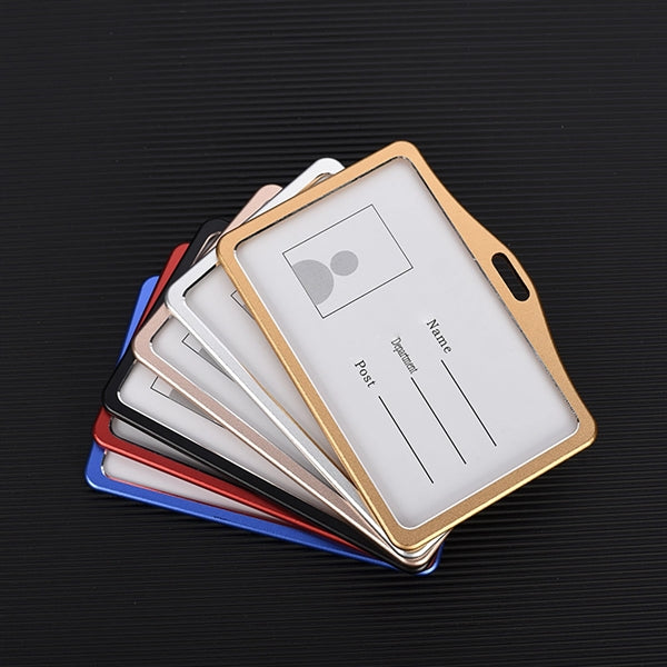 Metal Id Card Badge Holder With Lanyard