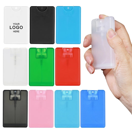Refillable Plastic Card Perfume Spray Bottles