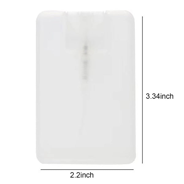 Refillable Plastic Card Perfume Spray Bottles