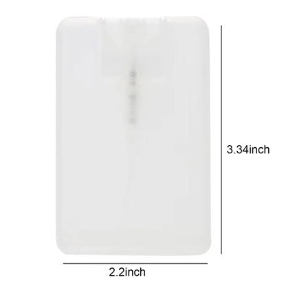Refillable Plastic Card Perfume Spray Bottles
