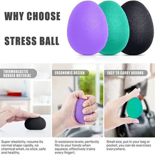 Hand Grip Strength Trainer Equipment Stress Relief Ball