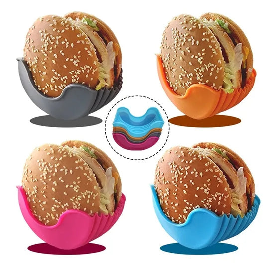Silicone Retractable Burger Holder