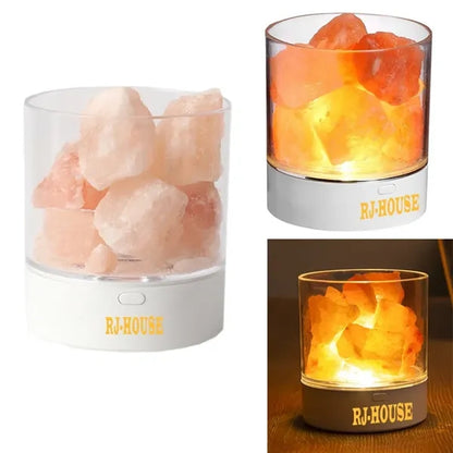 USB Crystal Natural Salt Lamp Diffuser