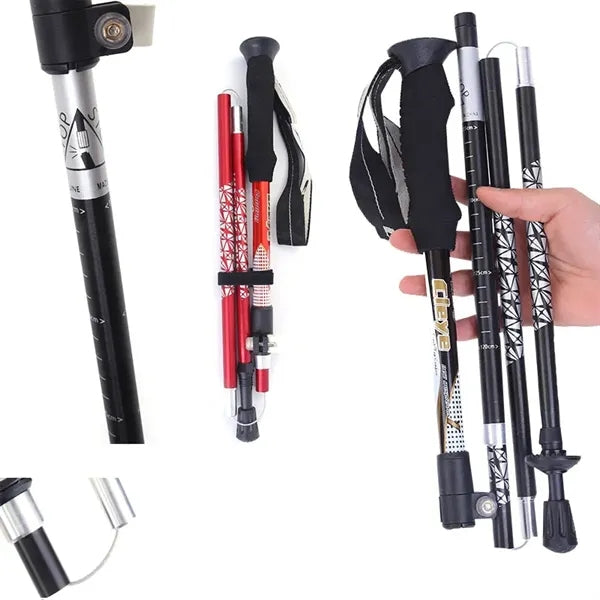 Collapsible Trekking Poles Hiking Sticks
