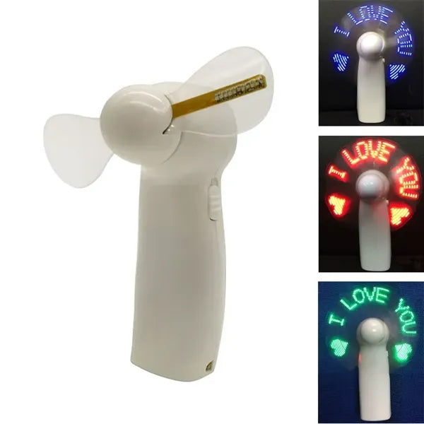 LED Pre Programmed Message Fan