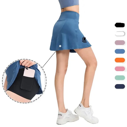 Womens Workout Shorts Sports Skirts Skort