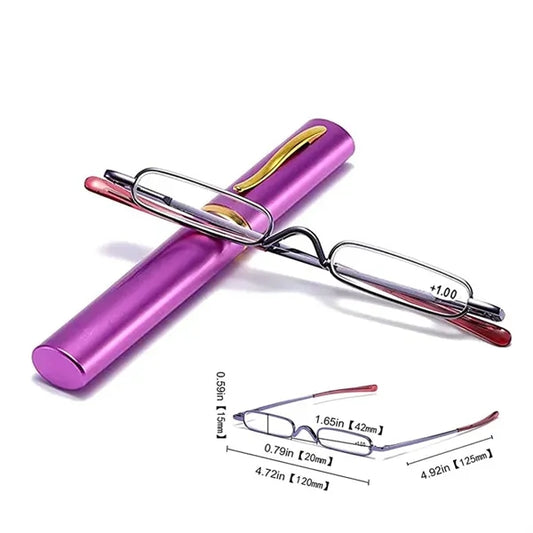 Slim Mini Metal Reading Glasses
