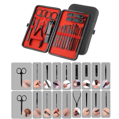 18PCS Nails Clippers Manicure Set