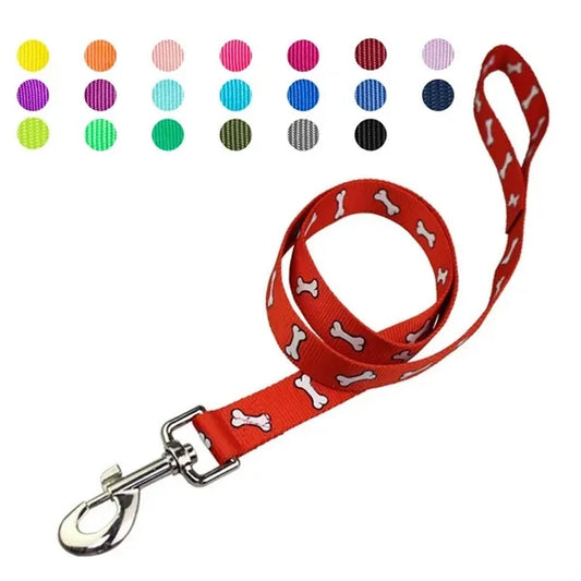 Flat Polyester Pet Leashes