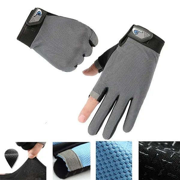 Half-Finger Fishing Gloves