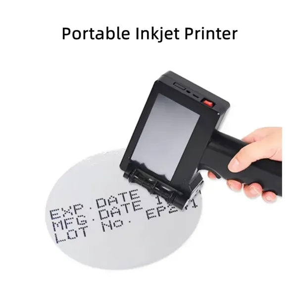 Handheld Inkjet Printer with 4.3 Inch HD Touch Screen