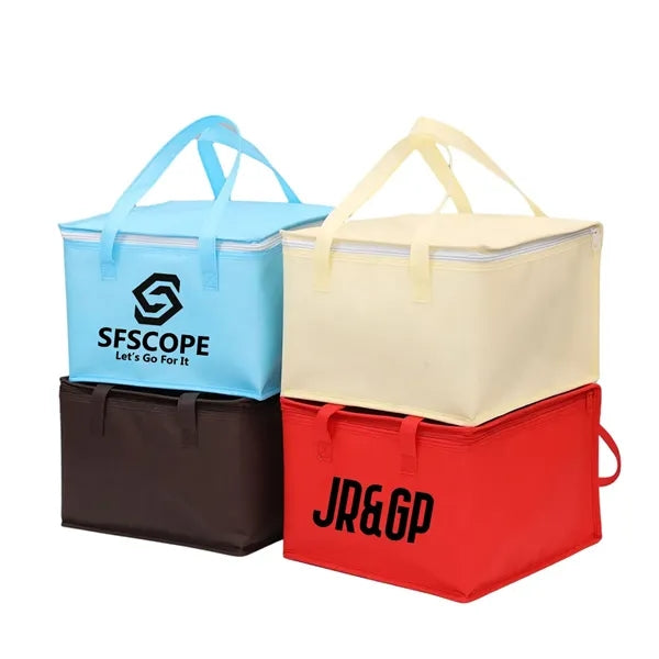 6-pack Non-Woven Insulated Picnic Lunch Cooler Bag