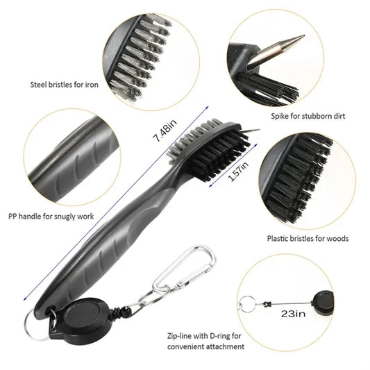 Golf Club Brush Groove Cleaner