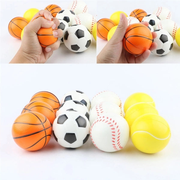 2.5" Sports Squeezable Stress Reliever Balls