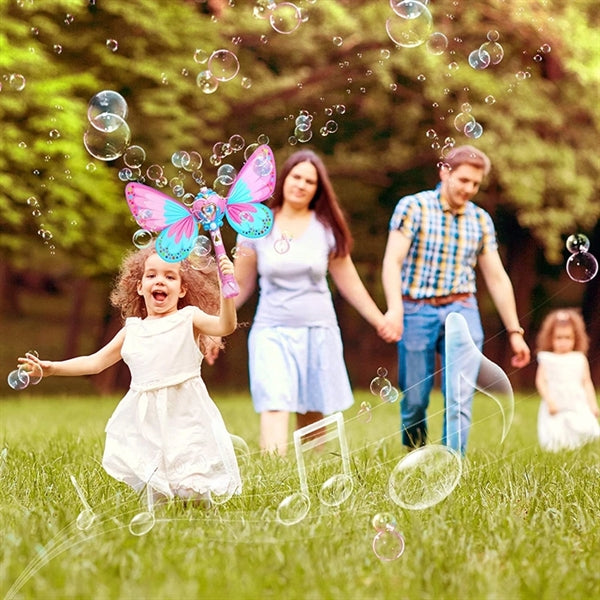 Handheld Butterfly Bubble Blower Toy