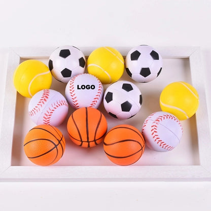2.5" Sports Squeezable Stress Reliever Balls