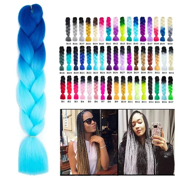 Colorful Hair Extension Wig