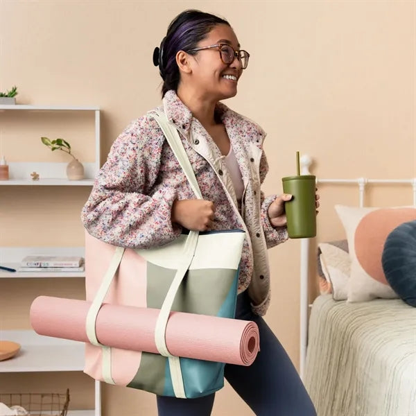 TWINKLES YOGA TOTE - VEGAN LEATHER